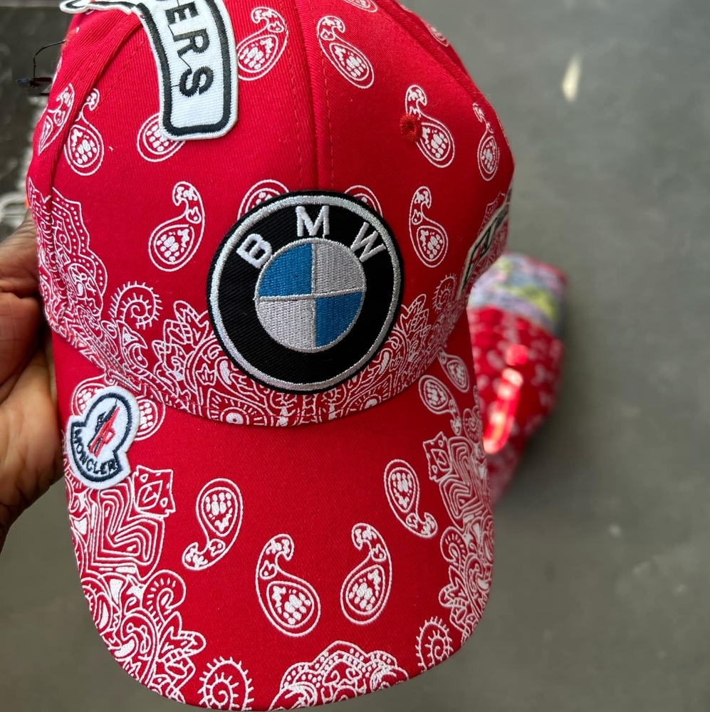 BMW Red Logo Hat Vibrant Accessories